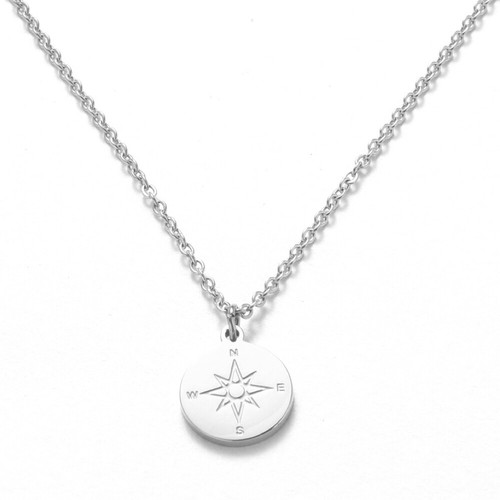 Damen kette mit kompass - kette,