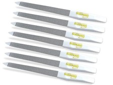 ⭐⭐⭐ 7 Solinger Nagelfeilen Solingen Saphir 15 cm Metall Feile Nagelfeile Etui