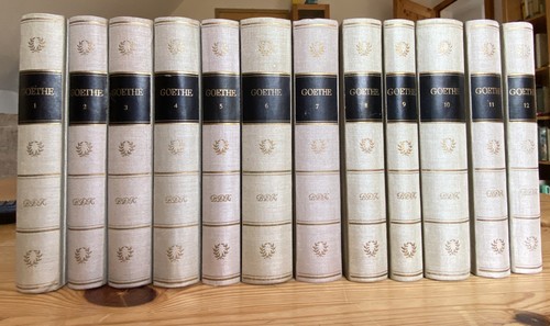 Buch goethes werke zwölf - goethes, in