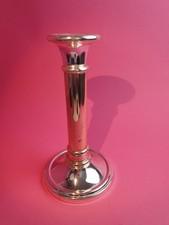 (K32) Vintage H.R.W. Fink Kerzen- Halter -Leuchter - Ständer Versilbert 24cm