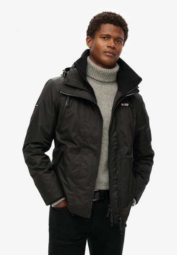 Superdry jacke mantel kapuze - superdry,