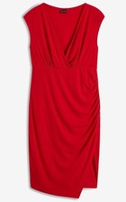 Jerseykleid Gr. 44/46 Tiefrot