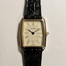 Vintage Technos Uhr NOS Tank