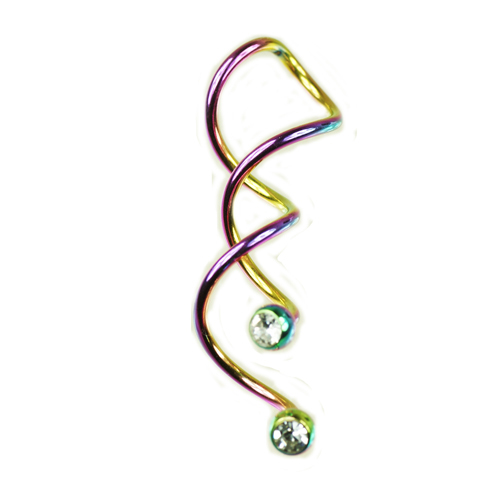 Regenbogen ohr piercing - regenbogen,