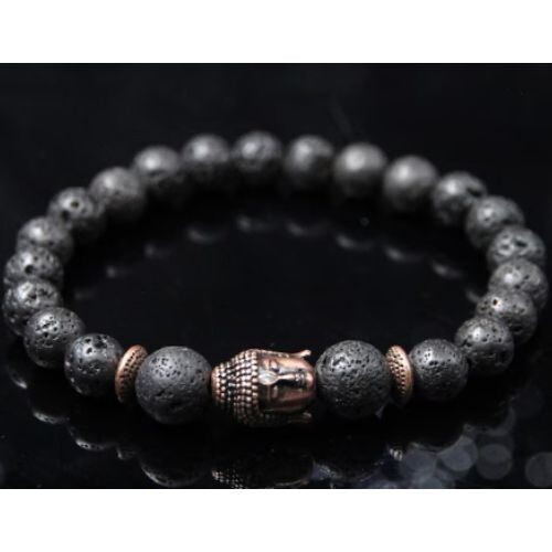 Gold buddha armband mit - gold,