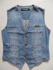 Wrangler Damen Weste Jeansweste Gr. XL Classic Style Original Vintage Denim TOP!