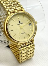 PLAYBOY HERRENUHR UHR 90ER VINTAGE NOS *NEU* - quartz - Gold 80er 90s