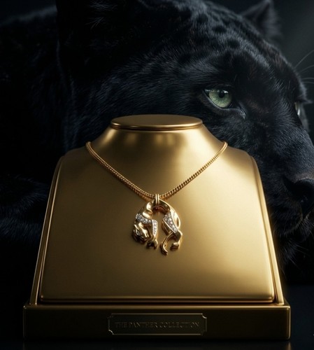Panther anhänger mit - panther,