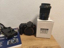 Sony Alpha DSLR-A350 14.2MP Digitalkamera - Schwarz (Kit mit 18-70mm Objektiv)