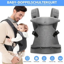Babytrage Neugeborene - ab Geburt extra weich Bauchtrage Baby-Tragetasche 15KG
