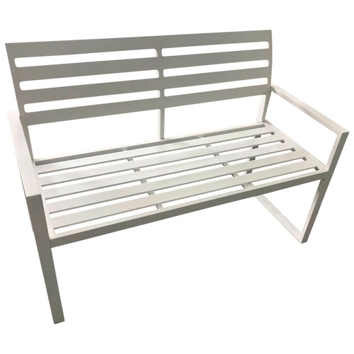 Gartenbank sitzer metall alu - gartenbank,