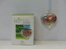 Hutschenreuther Jahresherz Glas 2000 in OVP