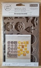 PRIMA MARKETING re-design Silikon Mould Etruscan Accents *Neuwertig*