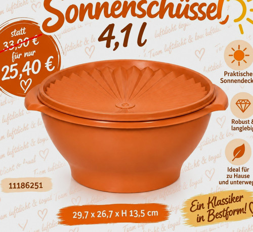 Tupperware sonnenschüssel - tupperware,