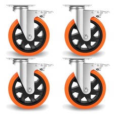 Schwerlastrollen mit Bremse -