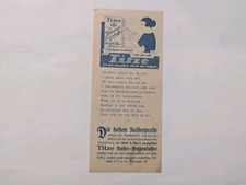 Österreich Werbezettel Titze