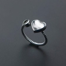 Gibeon Meteorit Ring, Meteoritenring, natürlicher Gibeon Meteorit Moldavit