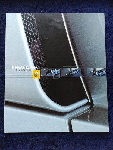 Renault clio sport prospekt - clio,