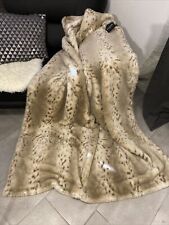 Kuschelig warme Fell Plait Decke Blanket Ibena Bugatti 1,40 X 2,00 140cm x 200cm