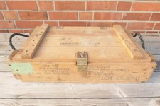 #2 US Ammunition Wooden Box Ammunition for Smoke Cannon Holz Kiste