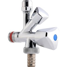 Kombi Eckventil Chrom Messing