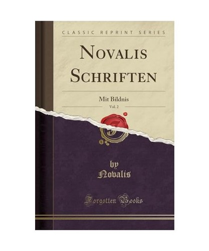 Novalis schriften vol - novalis, vol.