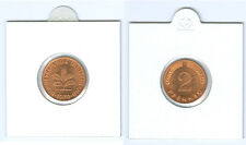 BRD 2 Pfennig prägefrisch - stempelglanz  (Wählen Sie unter: 1968-1973 und DFGJ)
