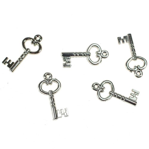 360 schlüssel mini silber - schlüssel,