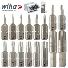 Wiha | Standard-Bits | Großpackungen | Torx T3-T40 - 25mm | Torx T45-T50 - 35mm