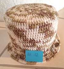 Nr.12 WC Rollen Hut-Klohut-Klorollenhut Handarbeit f. Auto/Bad Farbe Beige