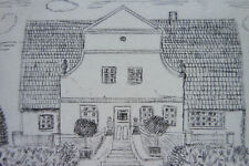 Radierung „Barkenhoff von