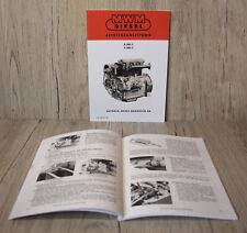 MWM Bedienungsanleitung für Traktor Dieselmotor D 308 - 2 D308 - 3