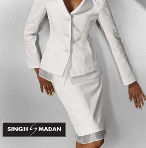 Neu eleganter pikee blazer mit - pikee,