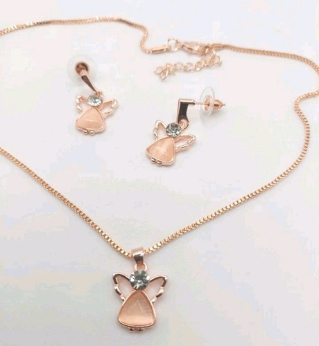 Schmuckset engel rosegold - schmuckset,