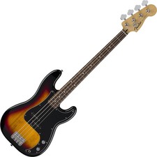 B-WARE Fender Standard Precision Bass 3-Color Sunburst 4-Saiter Lorbeer E-Bass