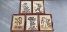 5x Hummel gerahmte Bilder