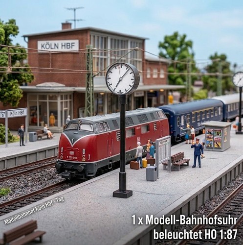 Modelleisenbahn bahnhofsuhr - modelleisenbahn,