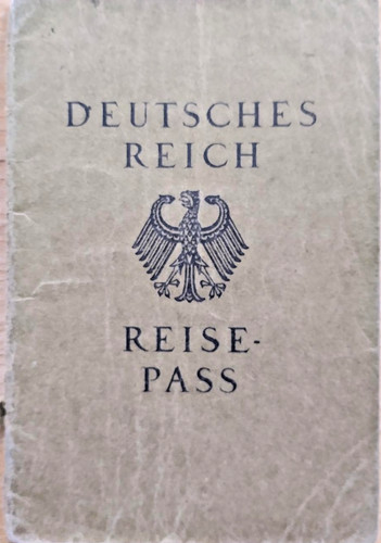Reisepass deutsches reich - reisepass,