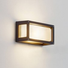 Lucande Glas Wandlampe aussen