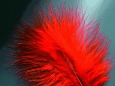 Glorex Marabufedern rot ca. 15 Stück  Federn