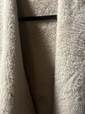 Damen Teddy Mantel Beige