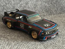 Modellauto 1:28, BMW 3,0 CSL Motorsport, Metall-Bausatz, Vitrinenstück