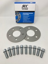 10mm 2x5mm Spurverbreiterung SCC für Mercedes Distanzscheiben 5/112 66.6 Schraub