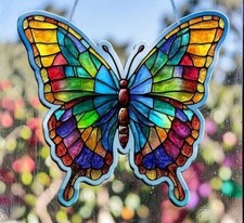 Acrylbild Schmetterling