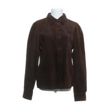 Stefanel, Lederjacke, Damen, Größe: L, Braun, Polyester/Leder, Einfarbig #GqV