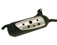 Auspuff TECNIGAS Silent Pro Black für YAMAHA Aerox BWS Neos Jog, MBK Nitro 100