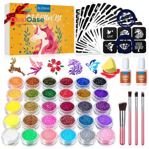 Glitzer tattoo set - glitzer-tattoo-set, 30