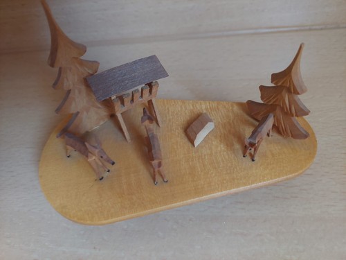 Futterkrippe holz echt - holz,