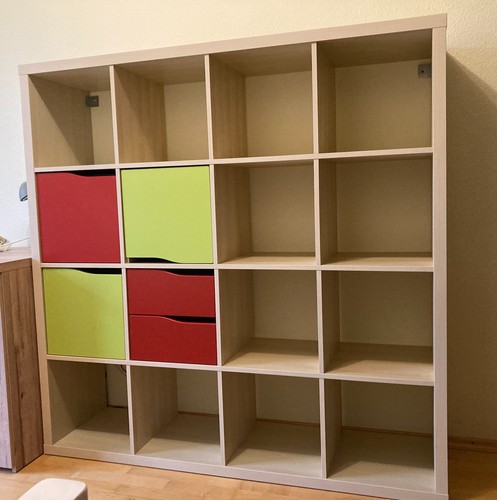 Ikea kallax 4x4 holzfarben - ikea,