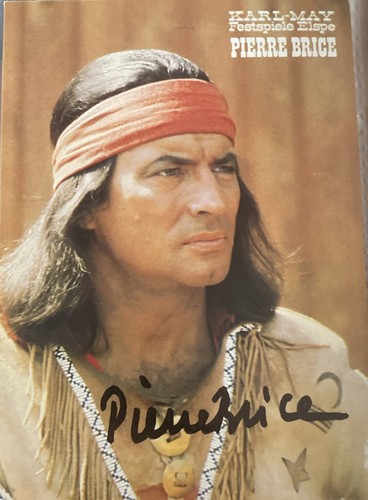 Autogramm pierre brice - pierre,